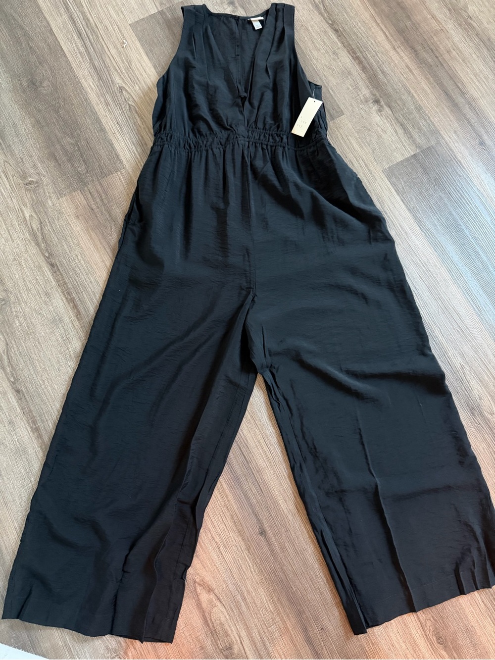 a new day Black Sleeveless Wide-Leg Jumpsuit